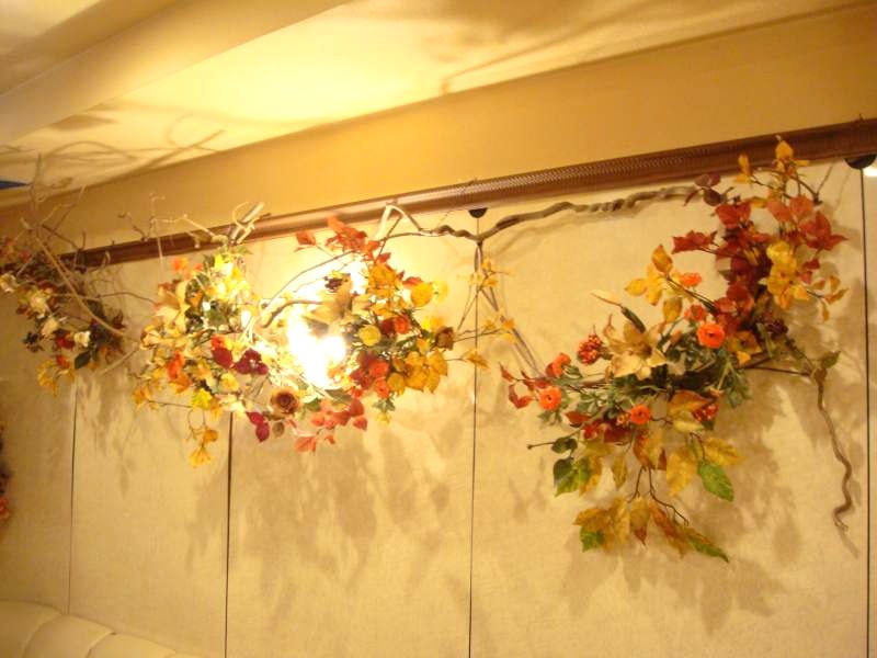 秋の装飾、メープル装飾ディスプレイ