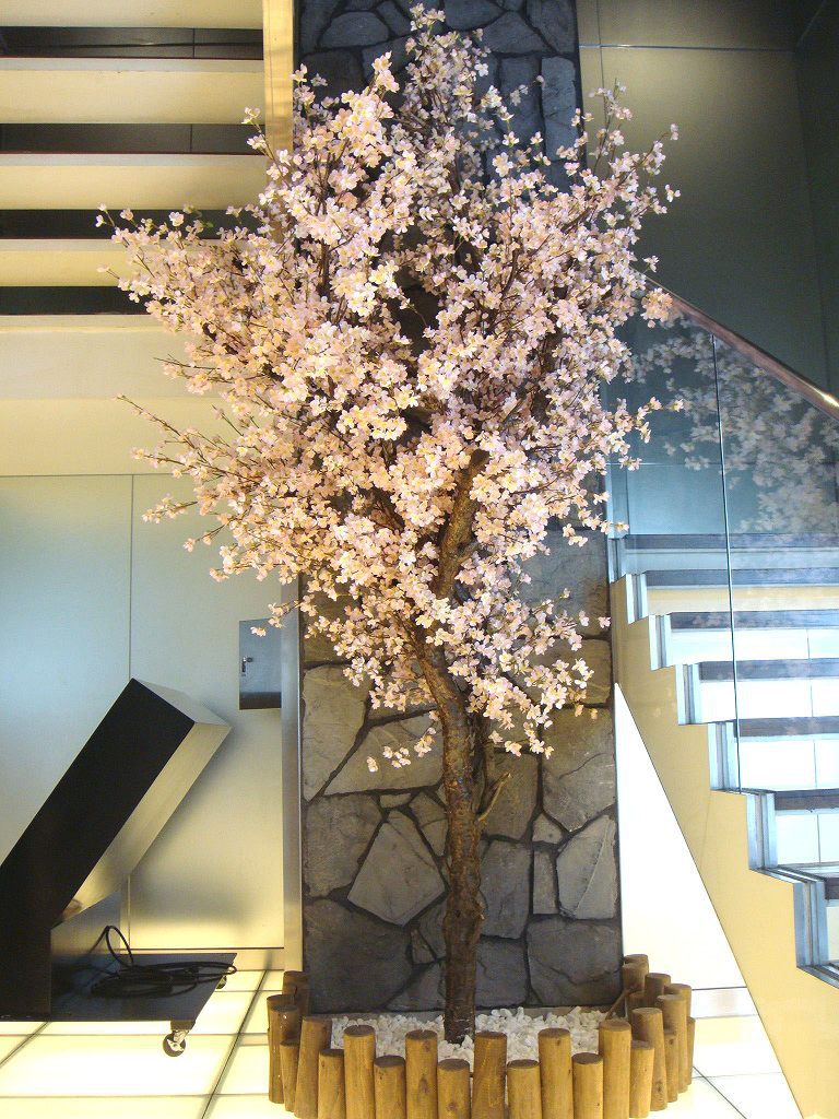 春の装飾、桜（さくら）装飾ディスプレイ